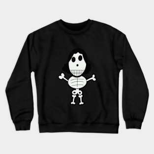 Cute skeletons doodle style Crewneck Sweatshirt